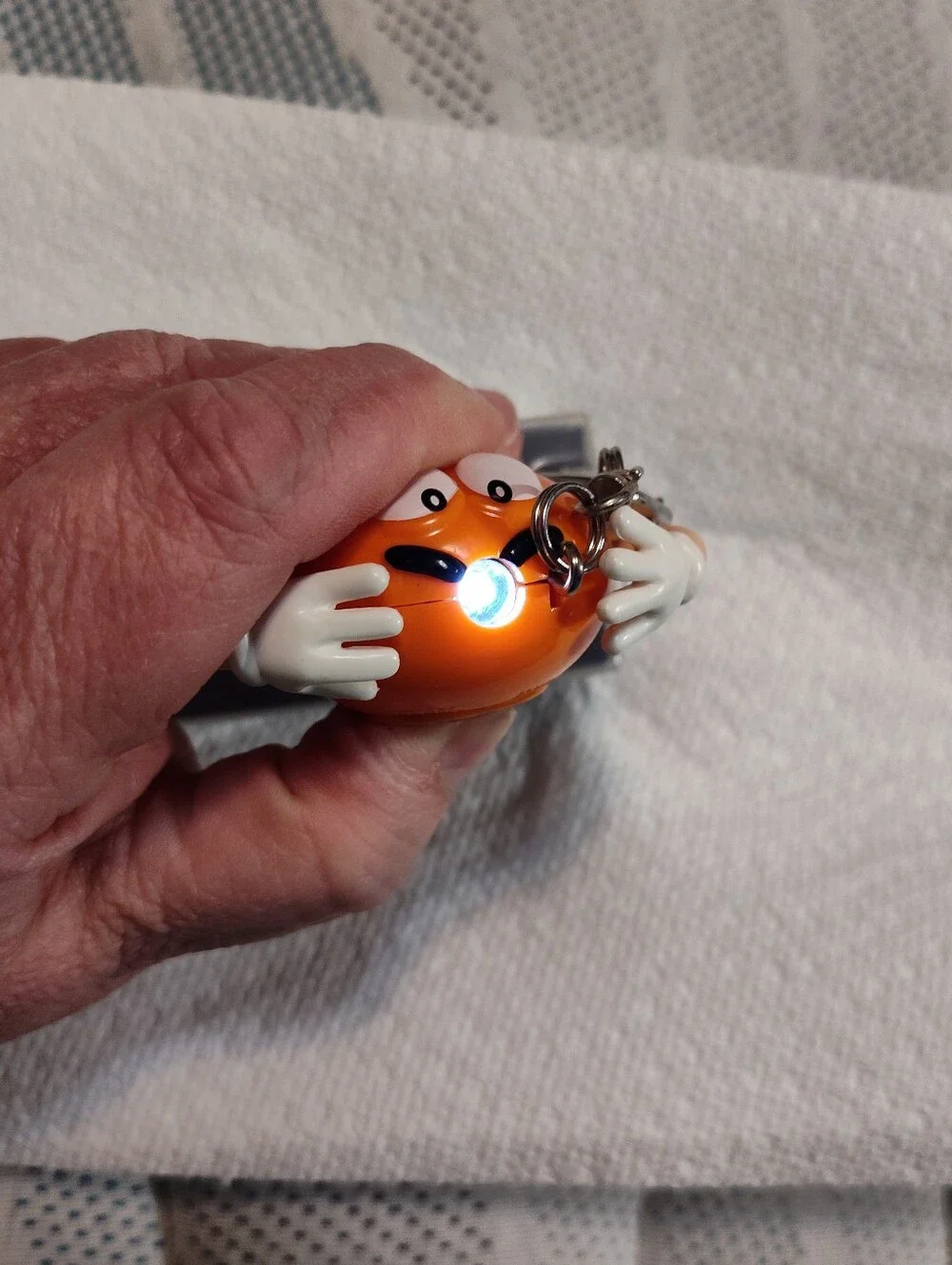 M&M'S Red & Orange Character Keyring Flashlights